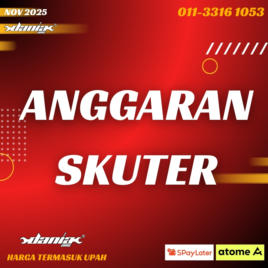 ANGGARAN SCOOTER TOPSET DAN OVERHAUL