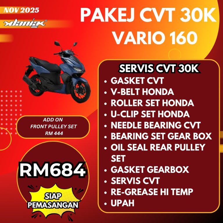 PAKEJ CVT 30K HONDA VARIO 160