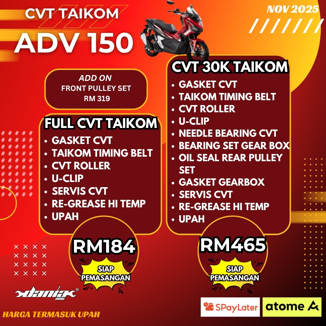 PAKEJ CVT TAIKOM HONDA ADV 150